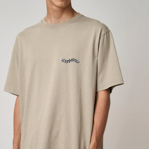 Gramicci Gecko T-Shirt - Beige - Streetart.fr
